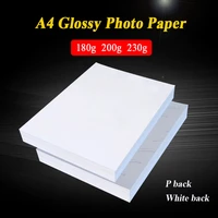 a4 100 sheets high glossy photo paper glossy printer photographic paper for inkjet printers office supplies 180g 200g 230g