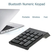 wireless bluetooth number pad numeric keypad 18 keys digital keyboard for laptop auto sleep