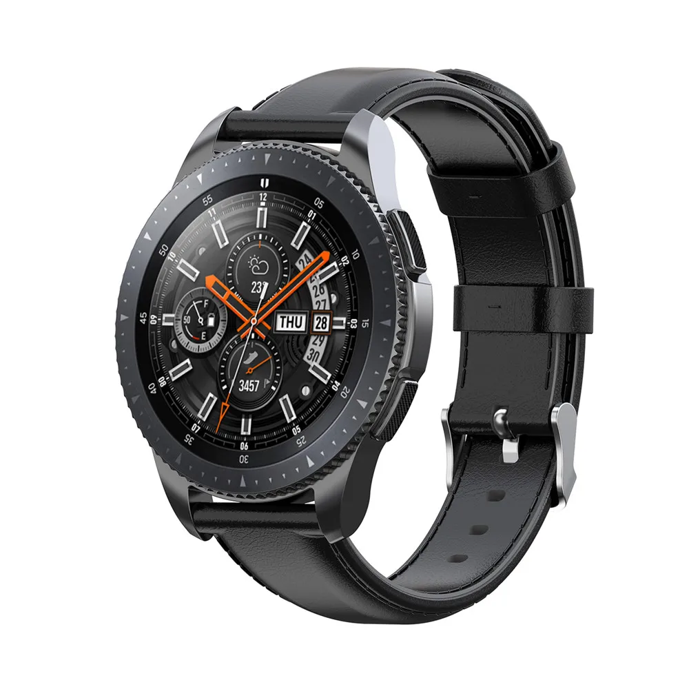 Ремешок из натуральной кожи для Samsung Gear S3 Galaxy Watch 46 мм 2 Neo Live | Электроника