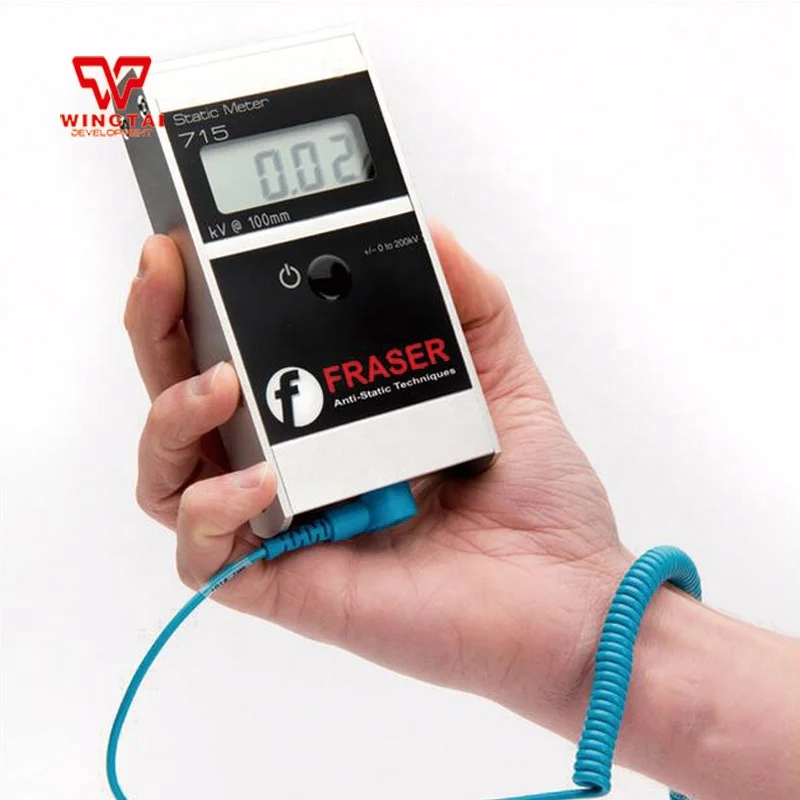 

Fraser Handheld Anti-Static Electricity Meter Portable Electrostatic Tester 715