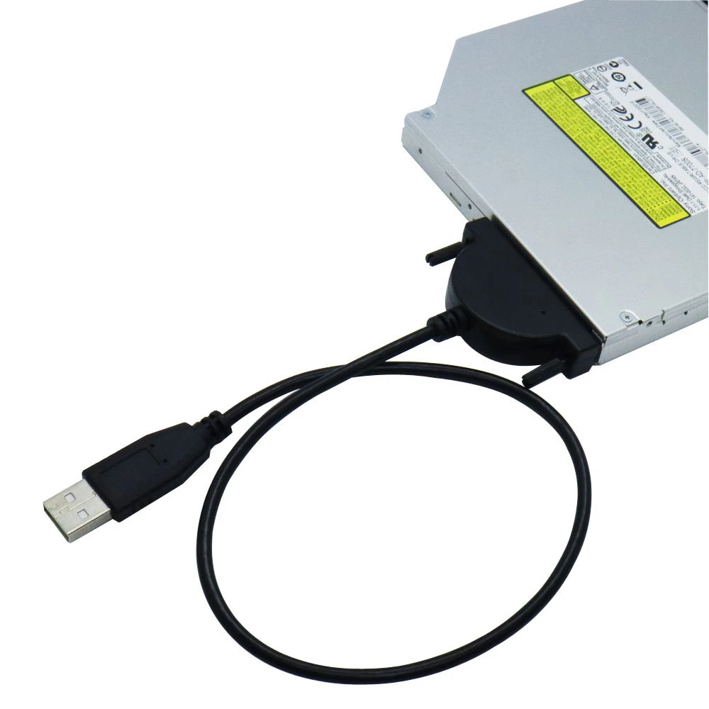13Pin адаптер Новый USB 2 0 Mini Sata II 7 + 6 для ноутбука CD/DVD ROM Slimline привод конвертер винты