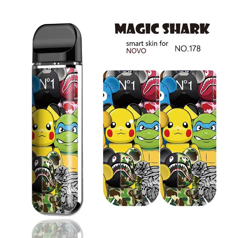 Ударопрочный чехол Magic Shark Cat Woman Devil Pikachu для Smok Novo наклейка пленка 176-185 | Мобильные