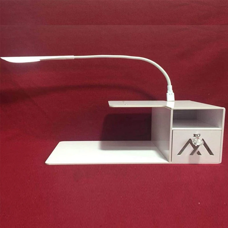 

Eyelash Extension Pillow Shelf Set Grafting Eyelash Cushion Organizer for Beauty Salon WIth PromotionAcrylic Shelf USB LED Light