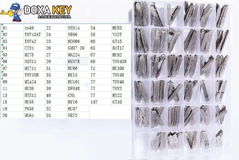 175 шт./лот 35 видов полностью оригинальный гравированный линейный ключ для 2 в 1 LiShi