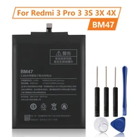 new replacement battery bm47 for xiaomi redmi 3 3s 3x 4x redmi3 pro redrice hongmi phone battery 4000mah