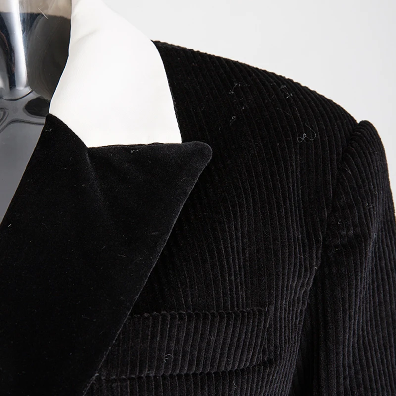 Высокое качество новейший зимний подиумный 2019 дизайнерский Блейзер Женский