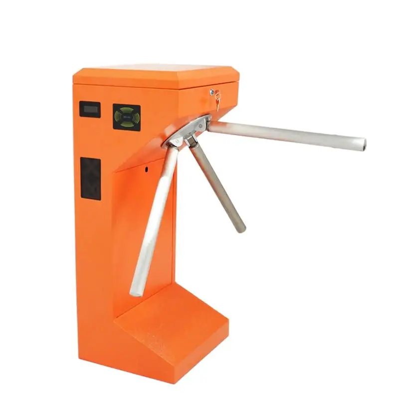 

Comercial business district building tripod turnstile Full-automatic tripod turnstile mechanism & Semi automatic Optional
