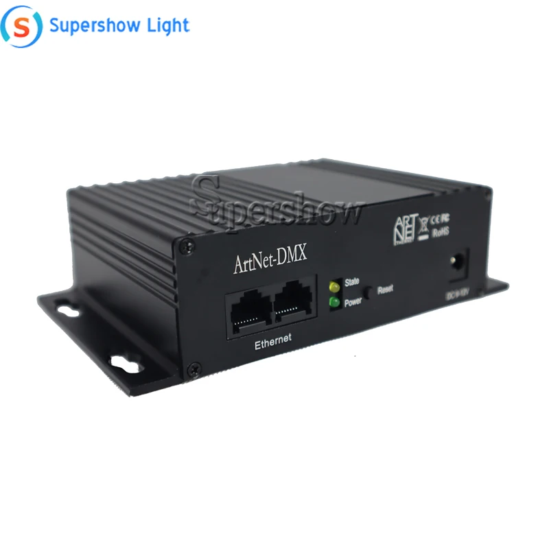 Verkaufen ArtNet 2048 4 Port Bidirektionale ArtNet/DMX Konverter Standard DMX512 Ausgang RJ45 Net Stecker Sulite/DMX LAN512