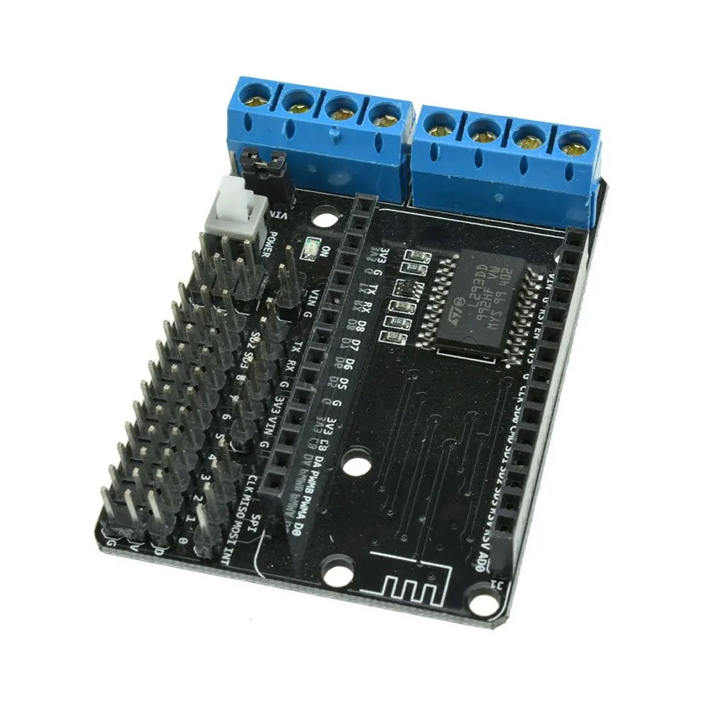 Беспроводной Wi Fi NodeMcu Lua L293D плата драйвера двигателя ESP8266 ESP 12E двойной