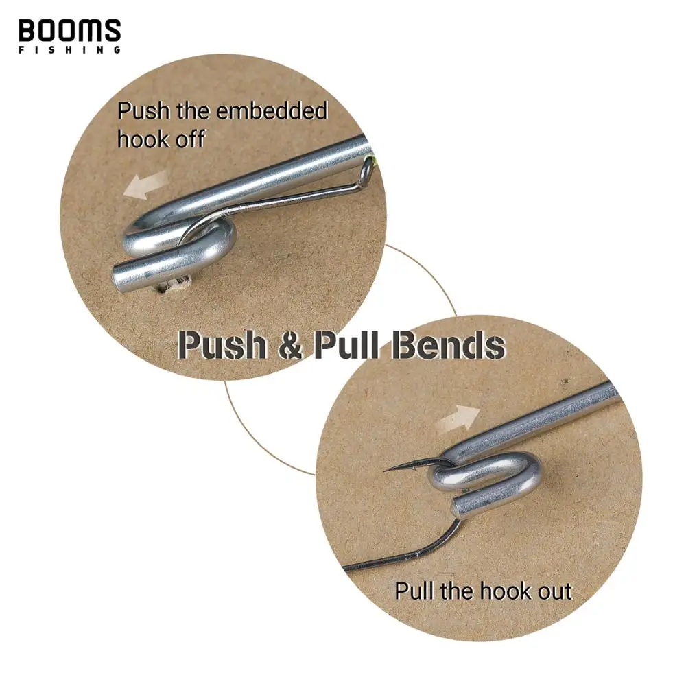 Booms Fishing R08 Fish Hook Remover Tool Dehooker Pull Stye Hook Remover