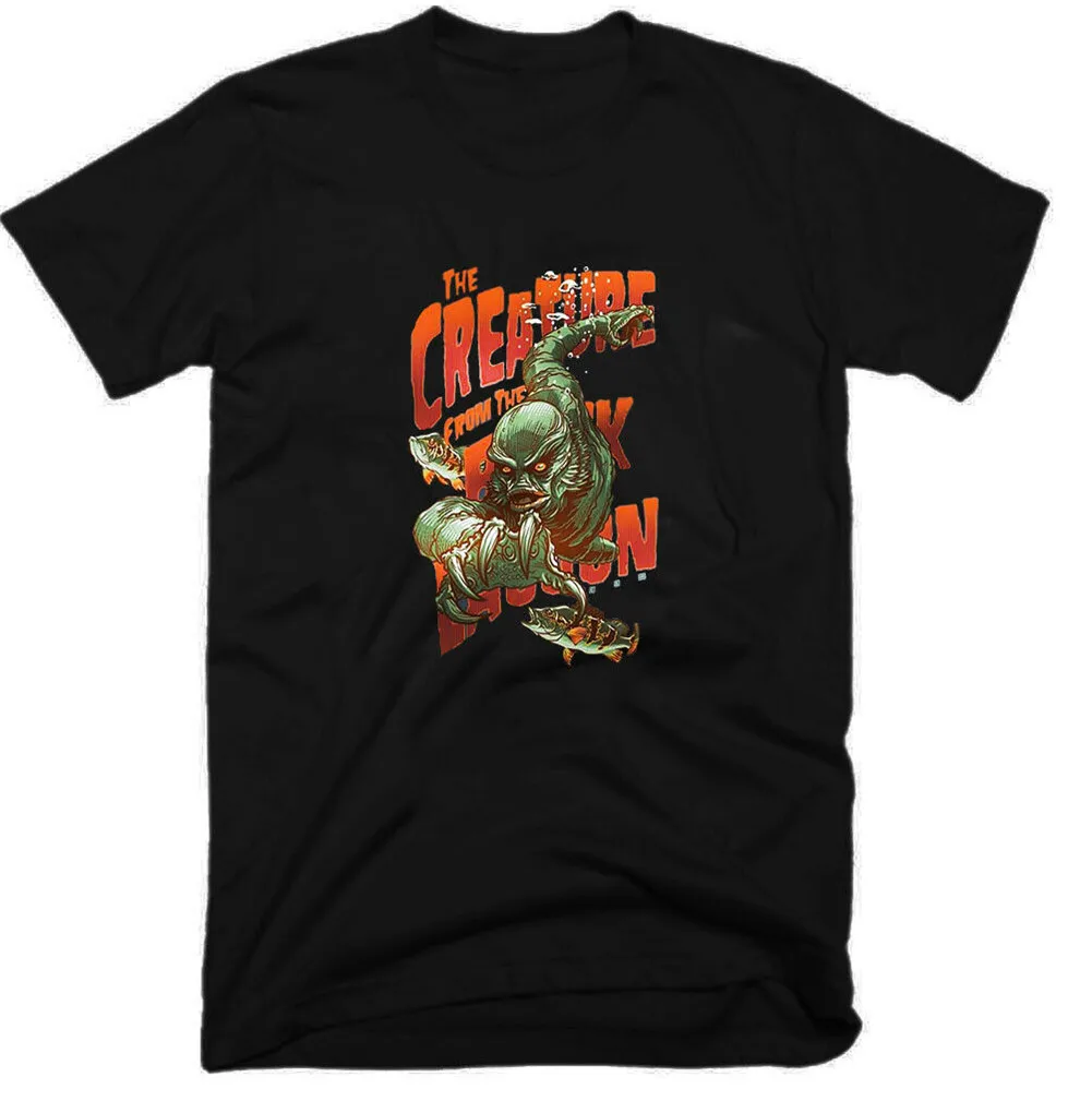 

The Creature From The Black Lagon 1954 Old Movie Men'S T- Shirt E0958 Homme Plus Size Tee Shirt