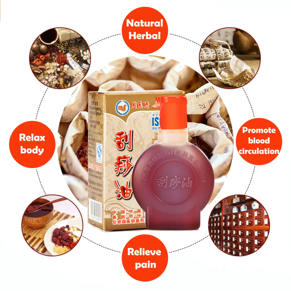 Оптом и в розницу традиционный массажный инструмент масло для гуаша 100 мл/шт.|massage