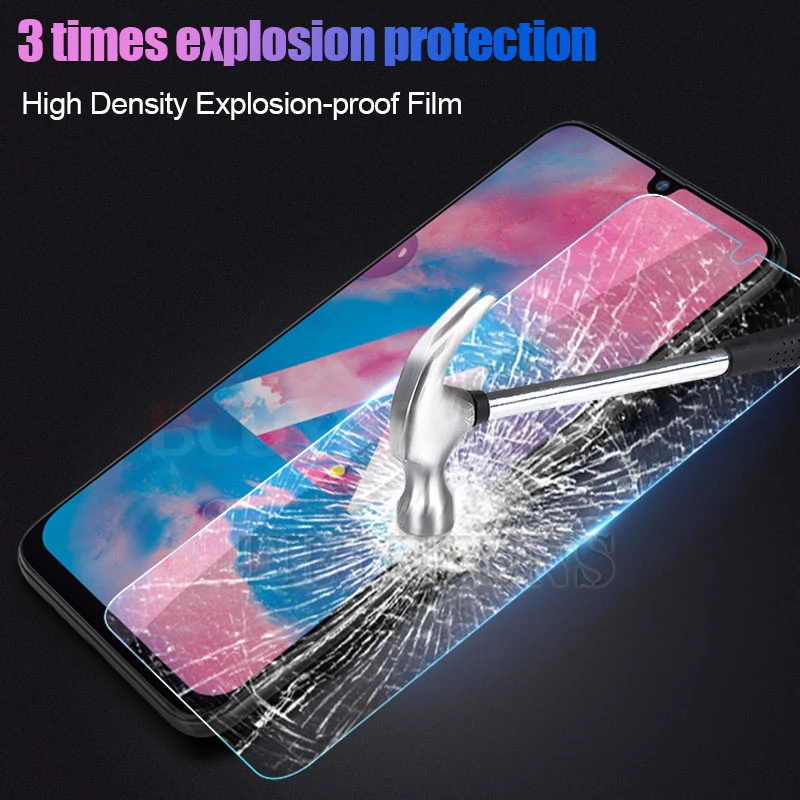 Закаленное стекло 9H для Samsung Galaxy A30 A50 защитная пленка экрана на A 30 50 A70 A20 A20E A10 A40 A60