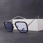 Солнцезащитные очки Мужские квадратные, новинка 2019