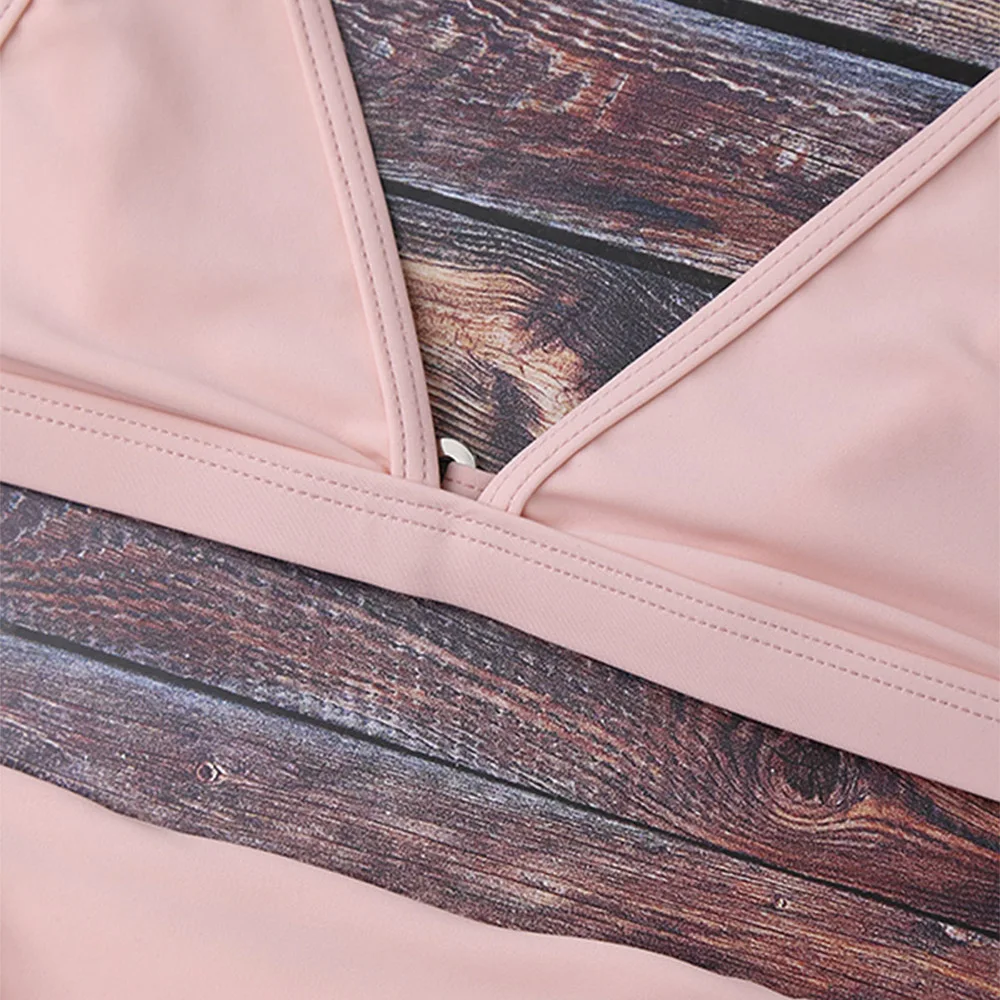 Женский купальник бикини ZAFUL на тонких бретельках сексуальный с низкой талией и