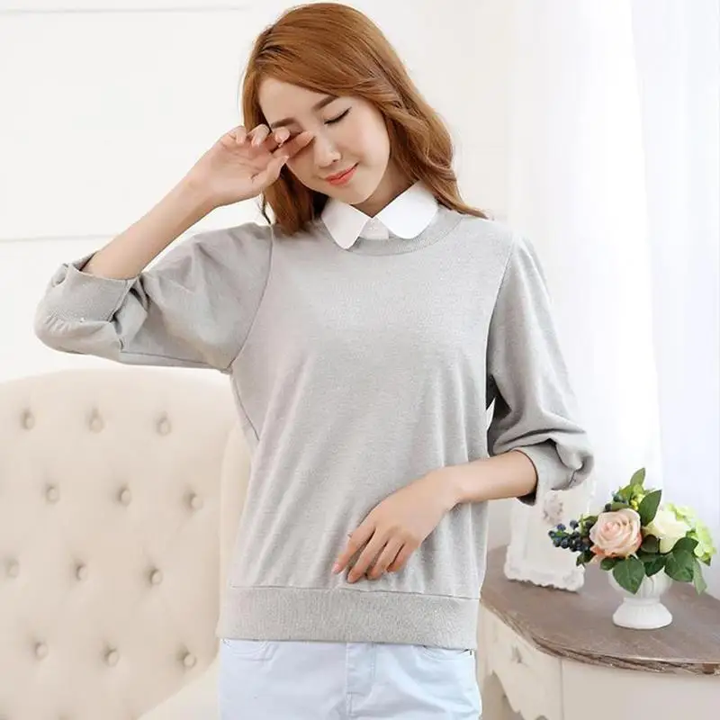 Белый/черный/синий съемный Поддельный Воротник для взрослых и детей Съемный