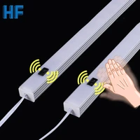 LED Under Cabinet Light Hand Sweep WaveSensor Night lamp 12V LED Bar Light For Bedroom Kitchen Closet Wardrobe Stairs Path