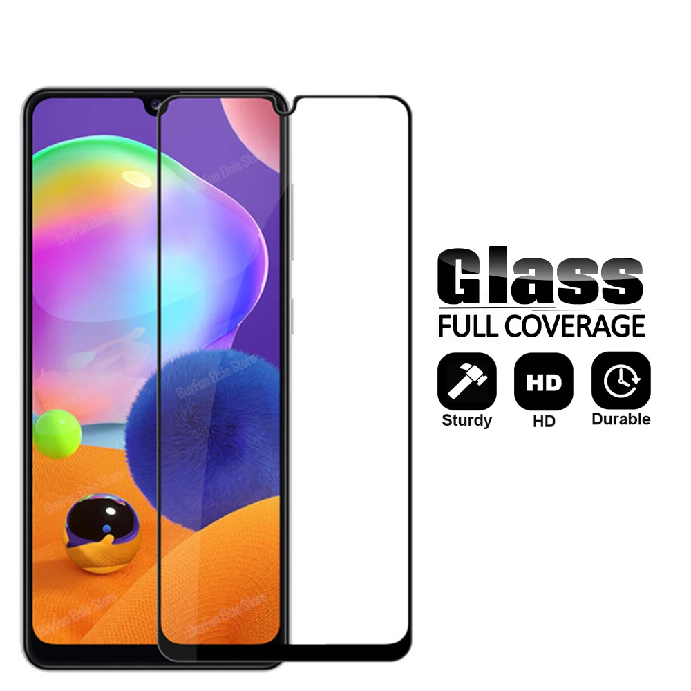 2 in 1 camera lens glass for samsung galaxy a31 a41 a21 a11 full screen protector on a 31 41 21 11 Protective Tempered Glass |