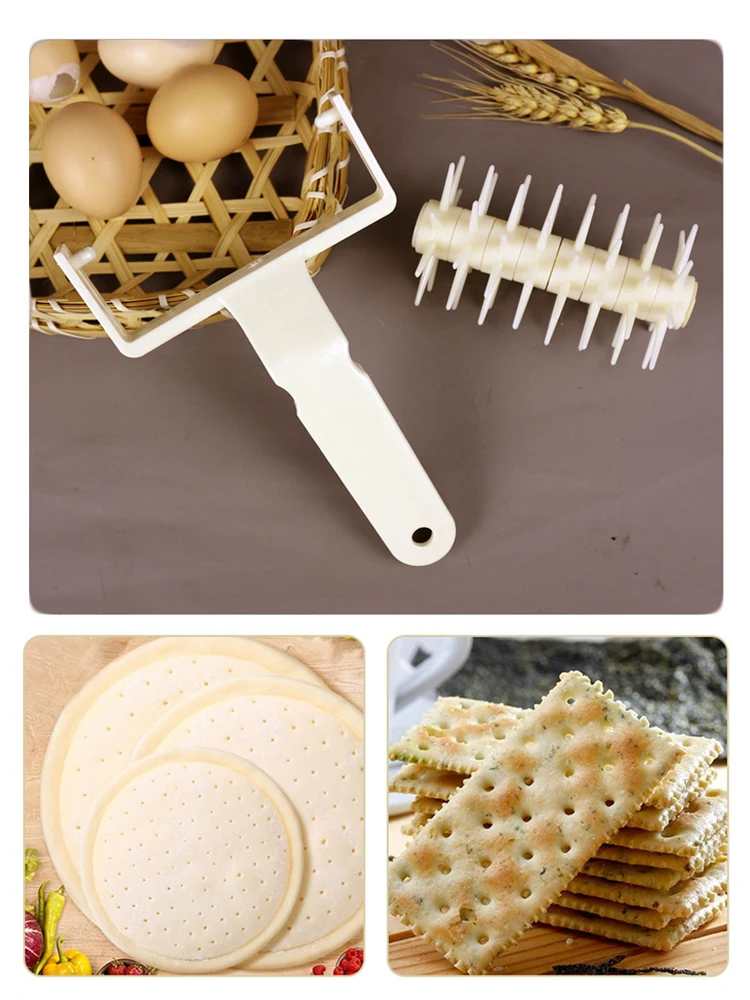 1 шт. инструменты для выпечки DIY пластиковый дырокол хлеба пиццы печенья ролик
