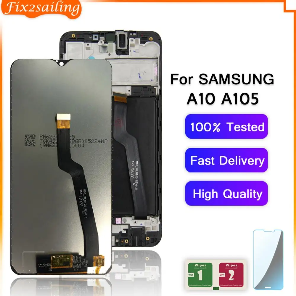 ЖК дисплей с сенсорным экраном и дигитайзером в сборе для Samsung Galaxy A10 A105 A105F