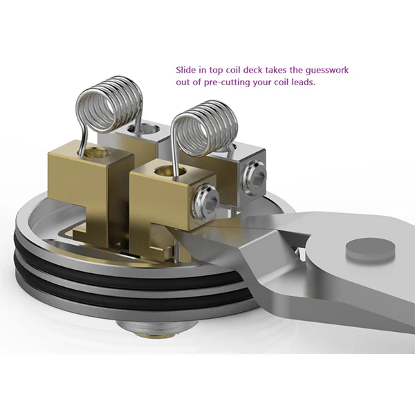 Большая распродажа оригинальный распылитель Hellvape Drop Dead RDA 24 мм диаметр 14