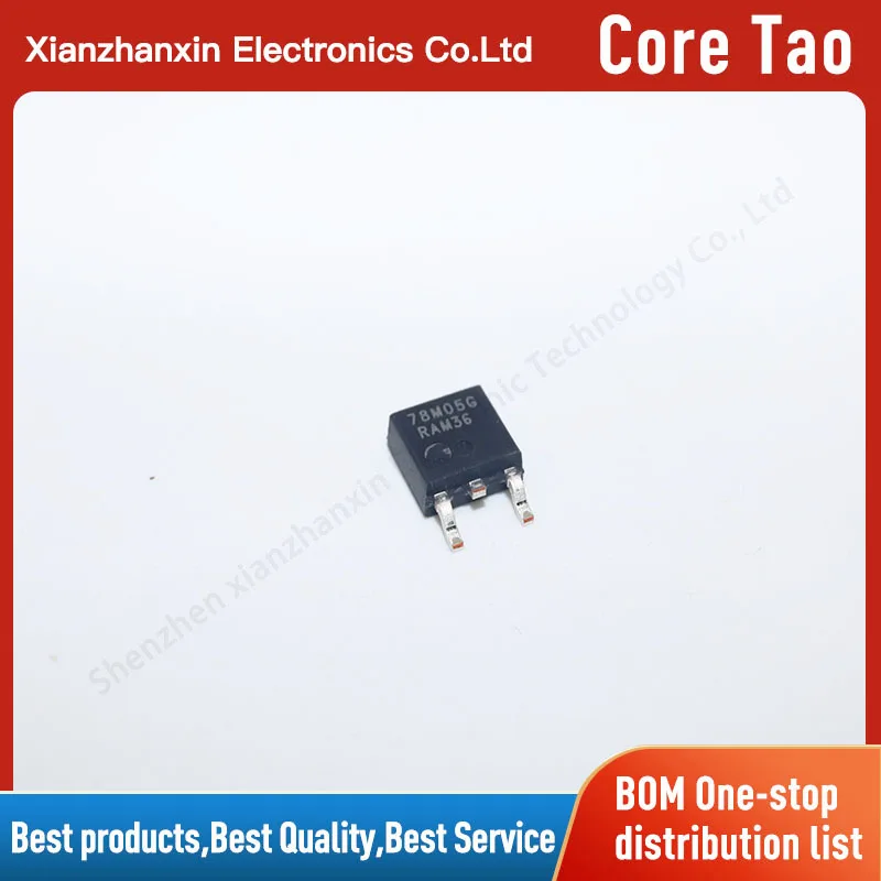 10 шт./лот MC78M05CDTRKG DPAK 78M05G CDT 5В линейный регулятор IC