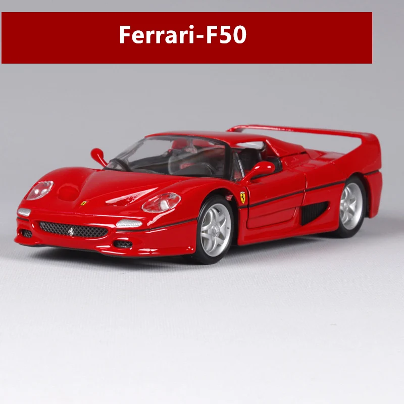 F50 Bburago 1:24 Ferrari 599GTO модель автомобиля литье под давлением Металлическая Модель Детская игрушка бойфренд подарок имитация сплава автомобиль коллекция - Цвет: F50