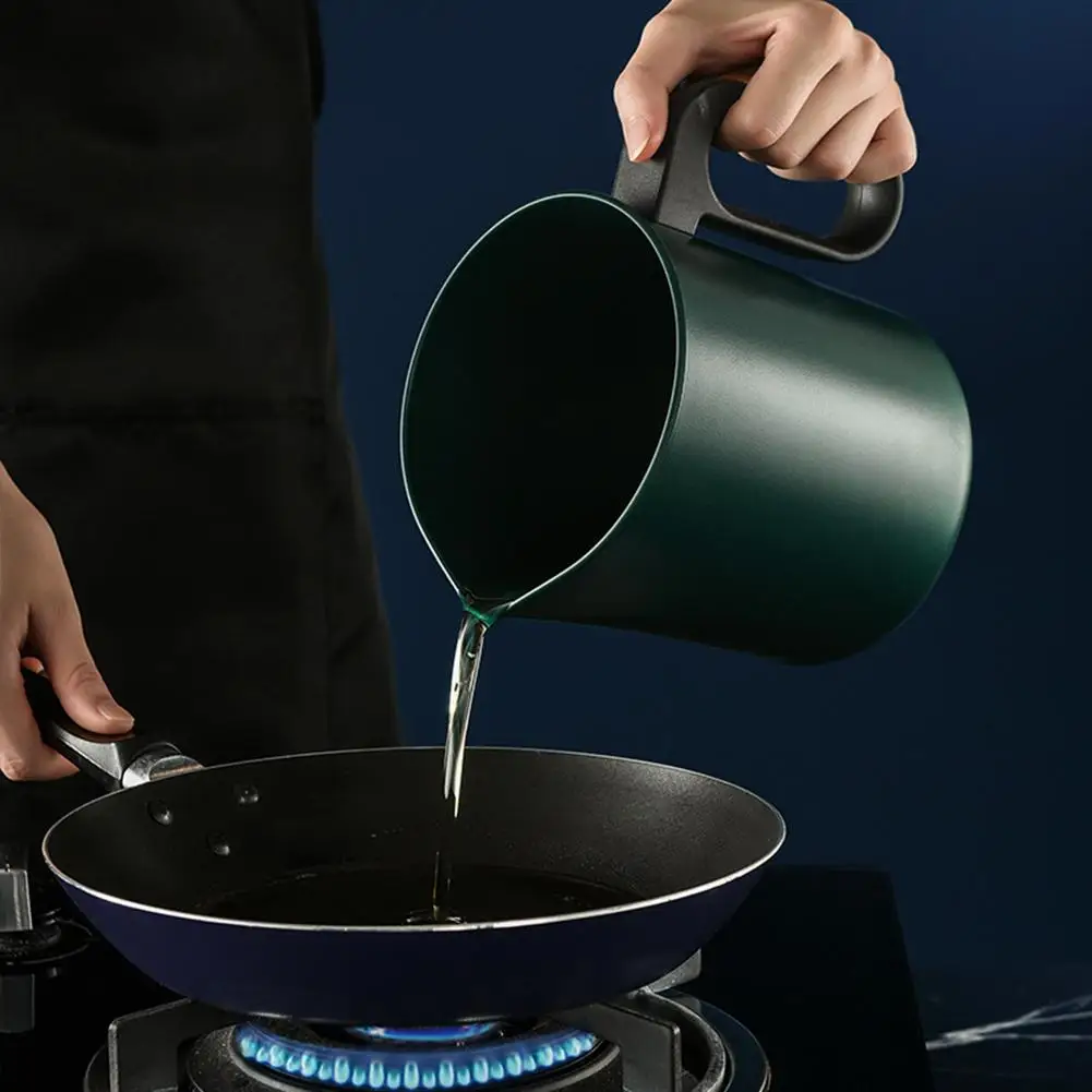 1.7L ситечко для жира большой емкости и контейнер Железный жир с беконом держатель