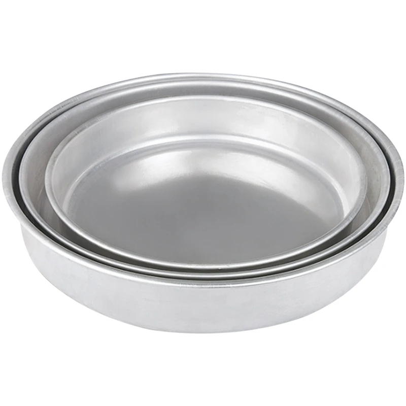 Круглая тарелка для пиццы сковорода из глубокое блюдо Алюминий с антипригарным