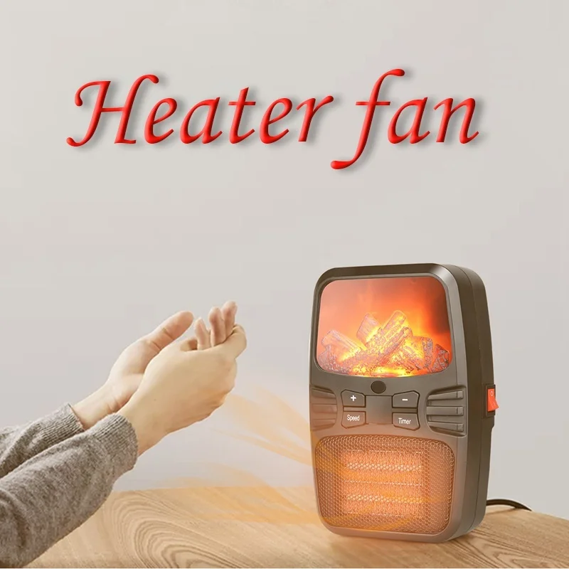 1000W Electric Fan Heater Overheat Protection Carrying Handle and 2s Quick Heating for Home Office Desk Garage | Дом и сад