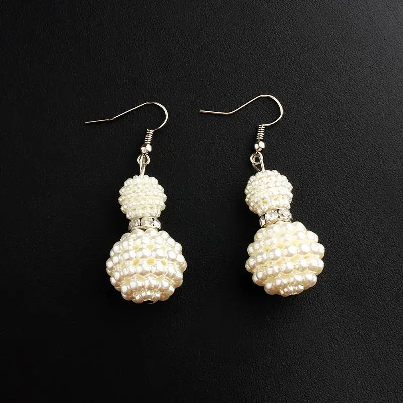 VIVILADY Африканский ручной работы Имитация Жемчужное ожерелье Набор женщин горный