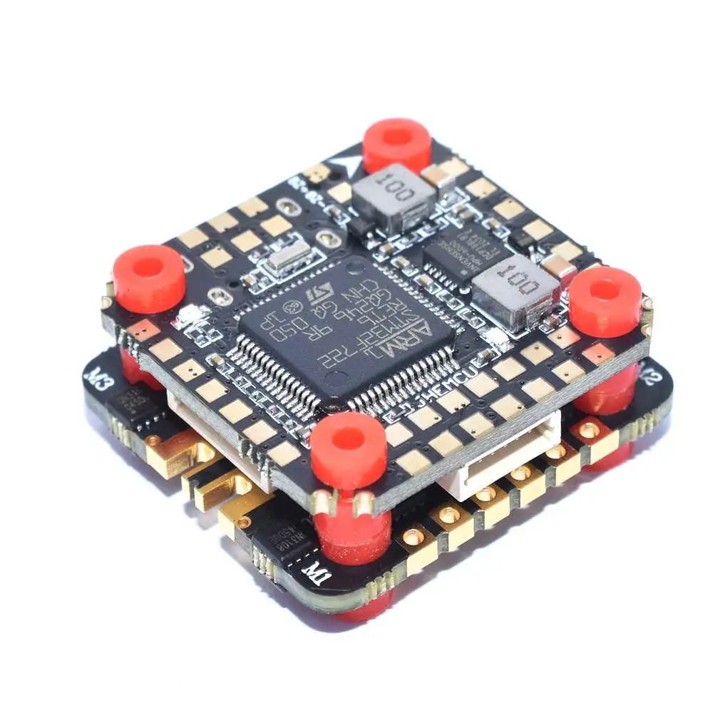 Контроллер полета JHEMCU Betaflight F7-XSD Pro F7 и EM20A 20A / EM40A 40A 2-6S BL_S 4 в 1 20x20 мм бесщеточный ESC