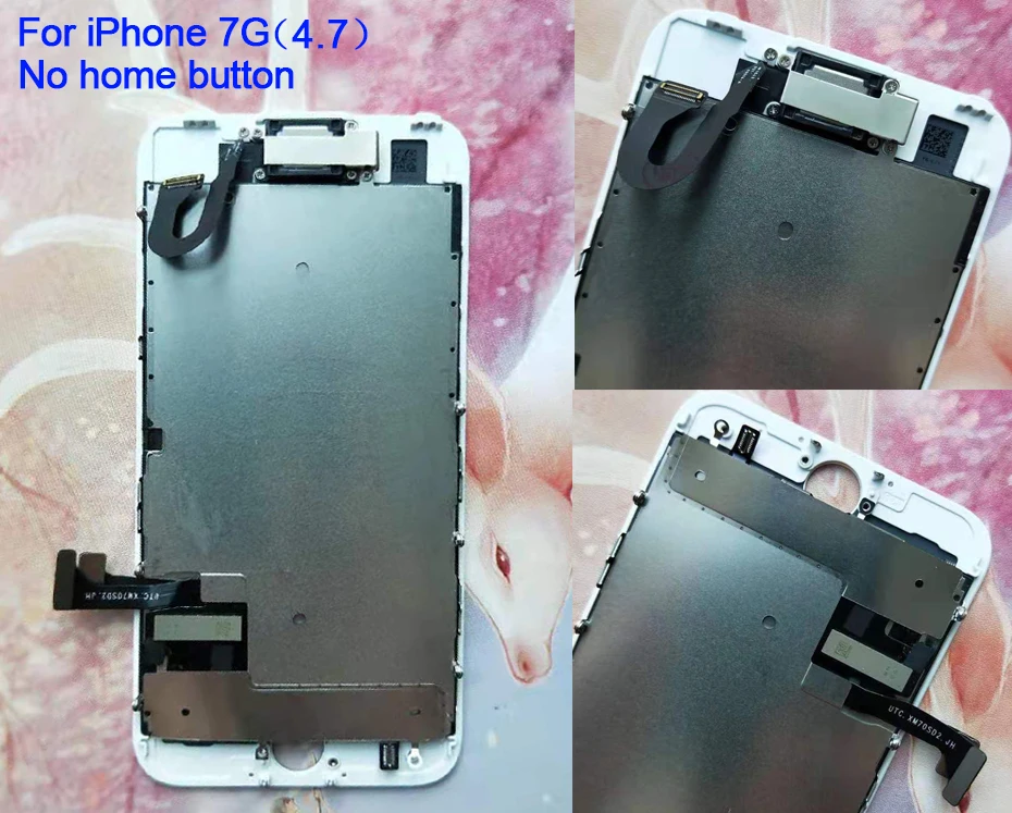 Полный ЖК-дисплей или экран в сборе для iphone 5S 6S 7 7P или для iphone 6 с кнопкой home и фронтальной камерой