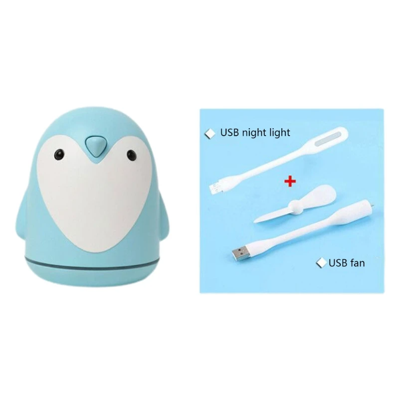 Household Cute Cartoon Little Penguin Air Humidifier Spray Portable USB Recharge | Бытовая техника