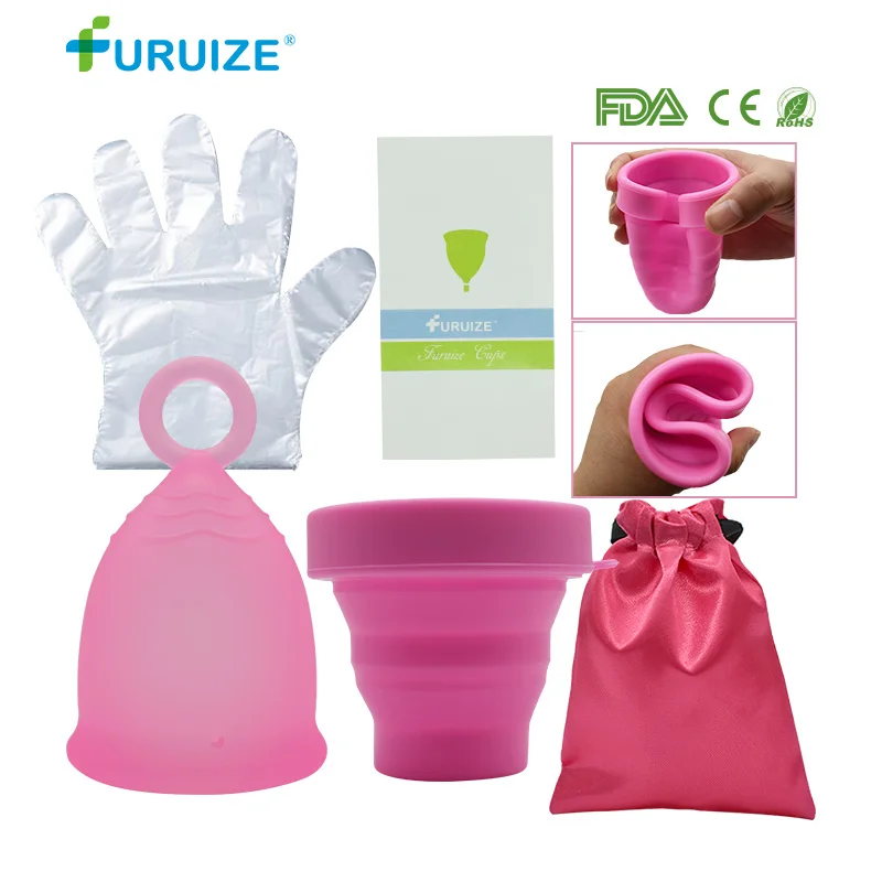 Менструальная чашка 1 шт. и стерилизатор складные стаканы для стерилизации