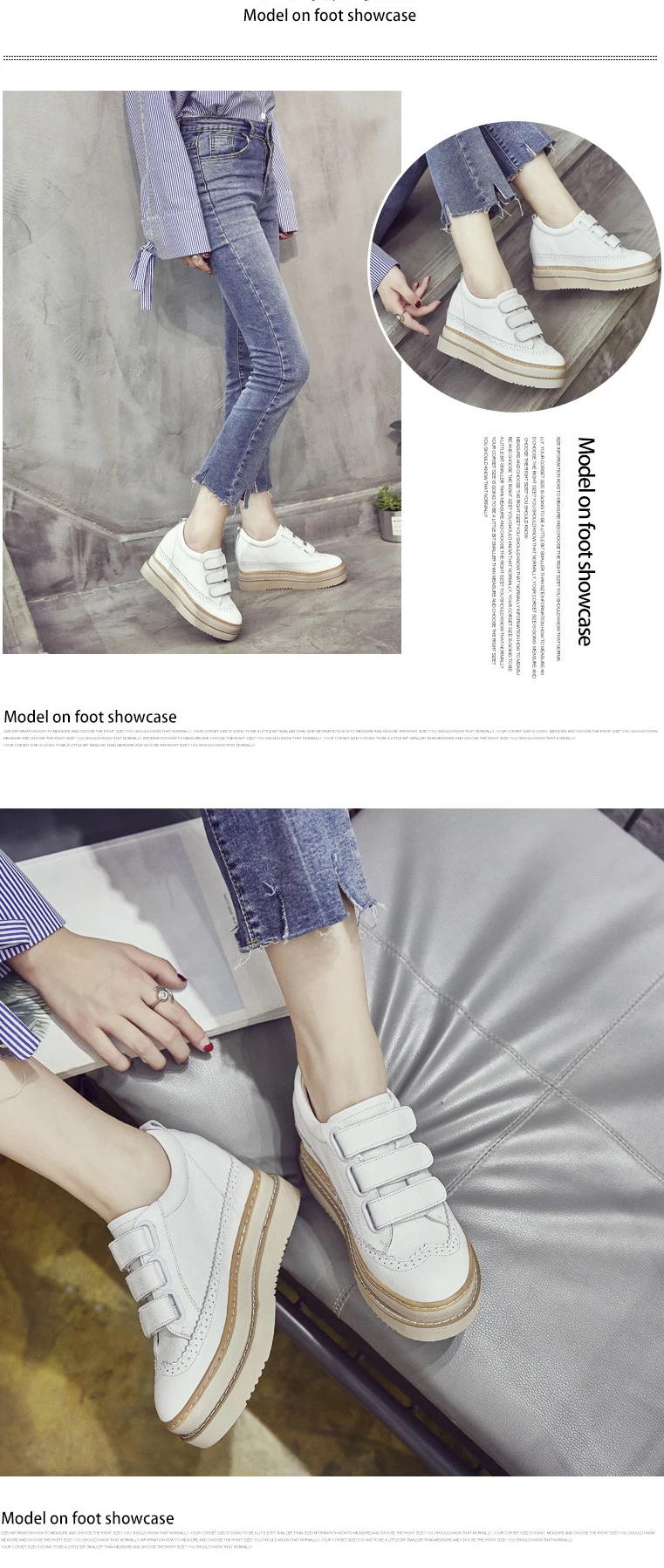 SWYIVY Chaussures/повседневная кожаная обувь; женские кроссовки; Femme; коллекция года; зимние белые кроссовки на платформе для женщин; женская обувь на застежке-липучке
