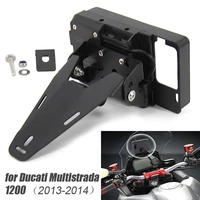 for ducati multistrada 1200 motorcycle 2013 2014 gps phone holder stand bracket usb charger gps moto
