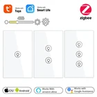 Умный многокнопочный регулятор света Tuya ZigBee, переключатель света с 123 кнопками, независимое управление, домашний умный регулятор ярсветильник сти, работает с Alexa Google