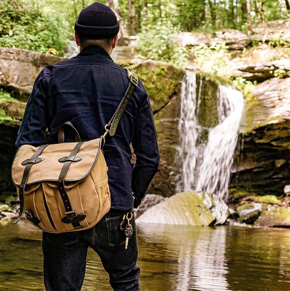 

37x CD70232 Size 27 X 12 Super Quality Genuine Cowhide & 22oz Wax Canvas Water Proof YKK Zipper Vintage Duffle Bag