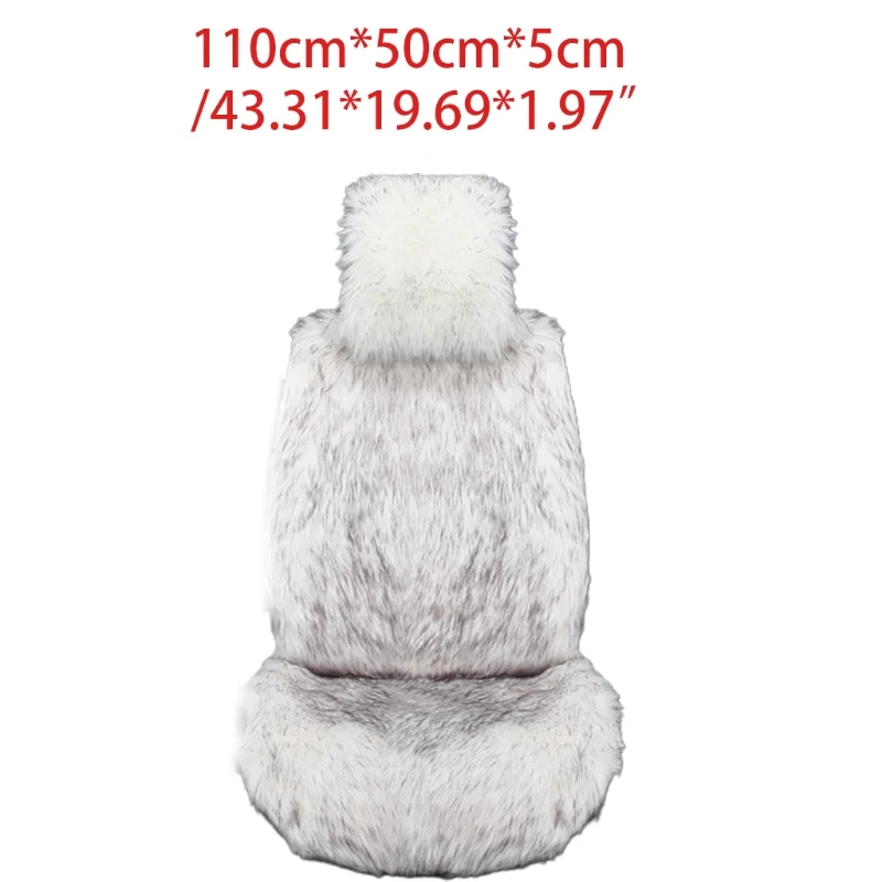 

Winter Warm Universal Auto Trucks Car Seat Cover Cushion Soft Fur Plush Protector Warmer Mat Pad