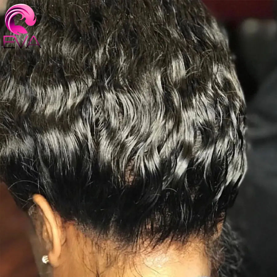 Эва волосы 360 синтетический фронтальный человеческие парики бесклеевая