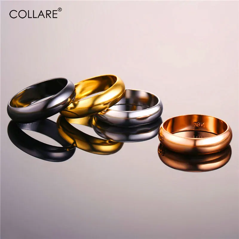 

ChainsPro Ring For Women /Men Fashion Engagement Jewelry Gold/Silver Color Wholesale Bridal Wedding Bands Ring R006
