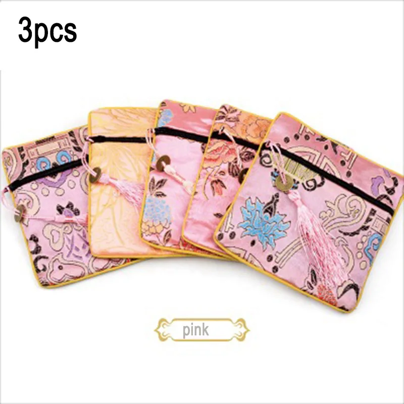 3 Pcs/Set New-coming Women's Jewelry Bag Lightweight Change Fashion Retro Small Accessories Storage | Багаж и сумки