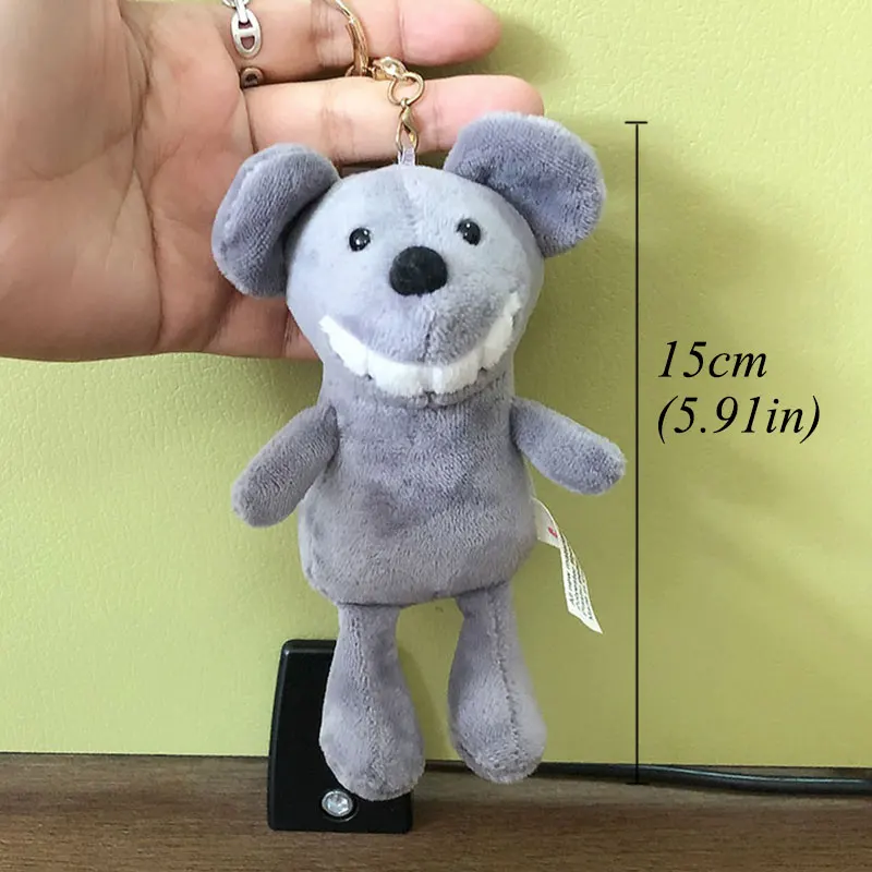 15cm Plush Toy Key chain Cute Animal Undead skull Backpack Keychain Personality Rabbit Deer | Игрушки и хобби