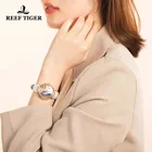 Женские Водонепроницаемые часы на ремешке из натуральной кожи с сапфировым стеклом