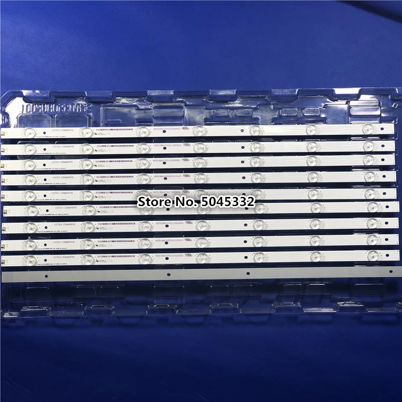 Светодиодный подсветка для Hisense 55H8C светодиодный полосы набор (10) 55 HD550DU B52 3030C V0
