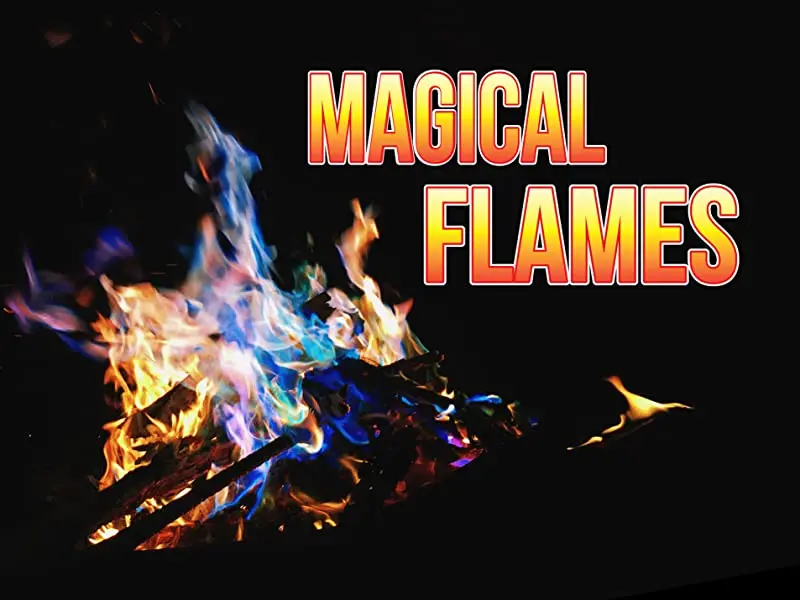 Мистический Огонь Fuego Magic пламя костра стилизованные под языки пламени вечерние