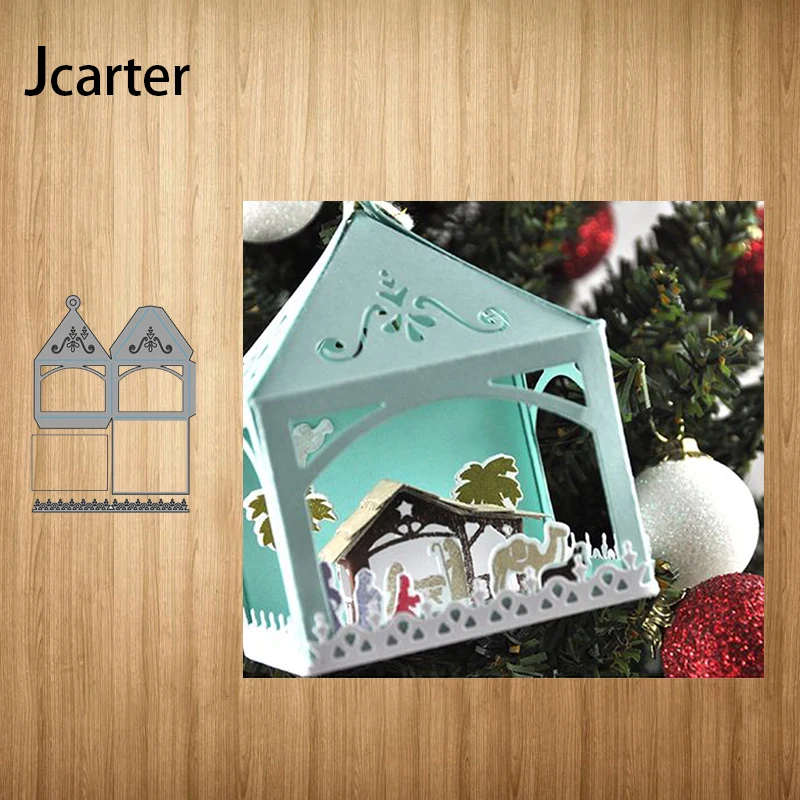 Дом Рамка металлический Трафаретный вырубной штамп ремесло резки Скрапбукинг