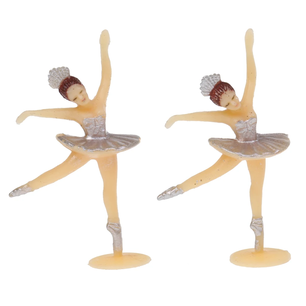 

12 Pieces Mini Ballerina Dancing Girl Baby Shower Favors Party Table Decor
