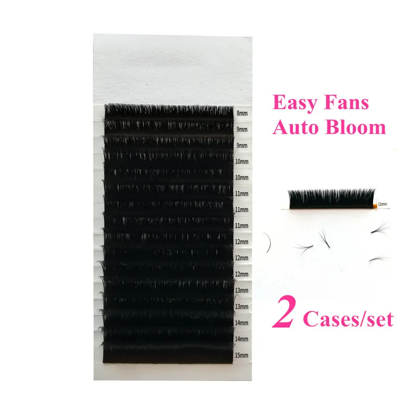 Ресницы 3D норковые смешанные для наращивания набор из 2 штук длиной от 8 до 15 мм